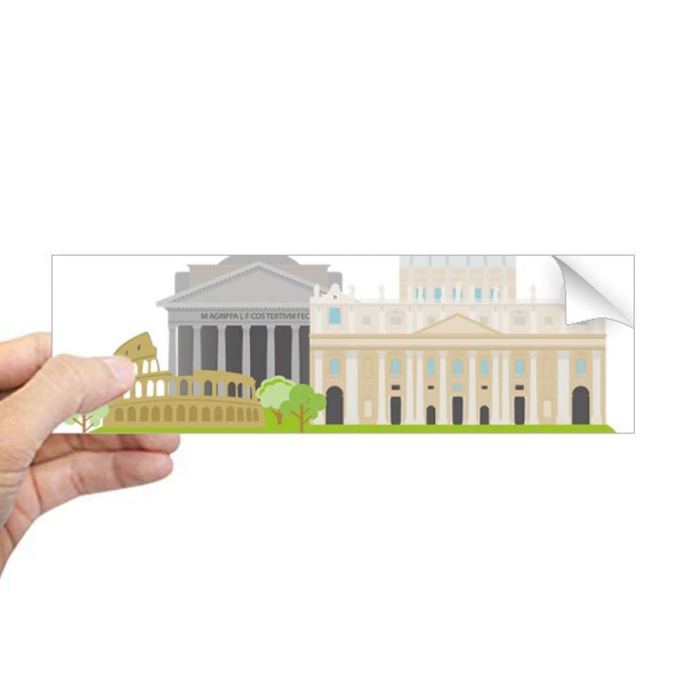 Adhesivo de Roma rectangular con paisaje nacional nitidez garantizada 4