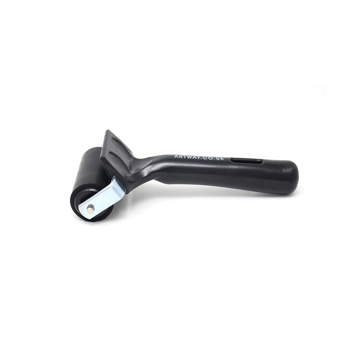 Artway - Rullo da inchiostro - Gomma rigida - Per stampare a calco su tela - Manico nero - 5,5 cm