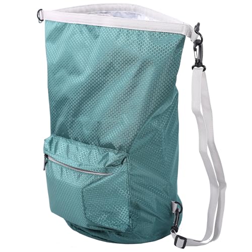 Überrollbares Bild zum Vergrößern des Hundefutter-Reisebehälters, Hundefutter-Reisetasche, Trockenfutter-Tragetasche, 42 Tassen, 10 l, mit Aufbewahrungstasche vorne und Schultergurt für Reisen,