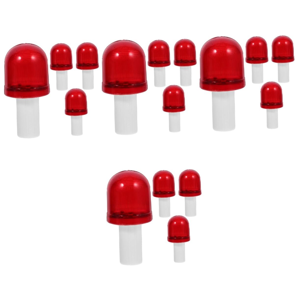 Luxshiny 16piezas Luces De Advertencia Led Para Tráfico De Señalización De Emergencia Resistente y Alta Visibilidad Luz Estroboscópica Para Estacionamiento Seguro