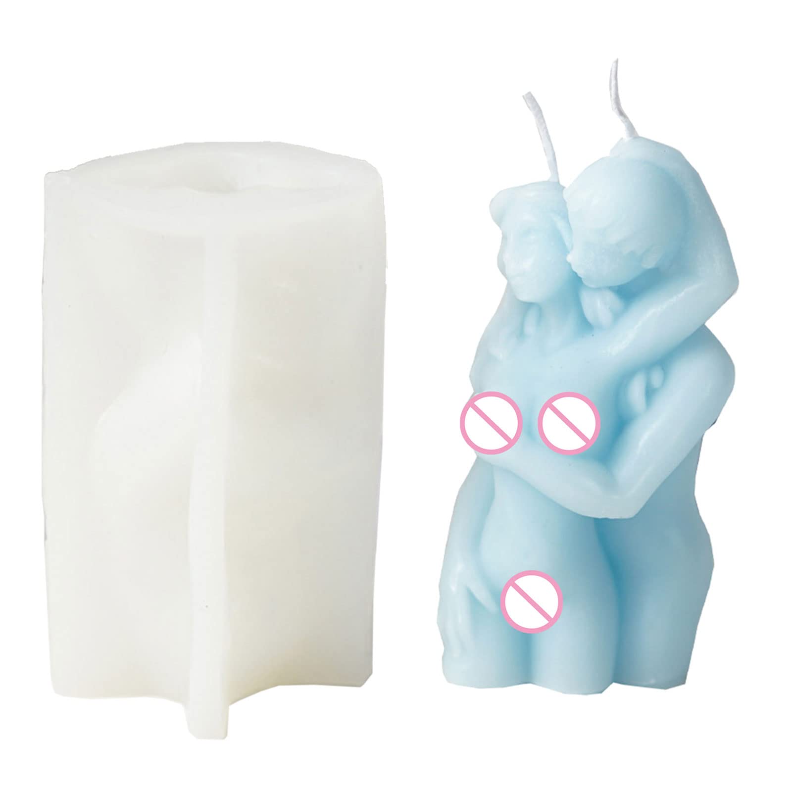 Hsioluted Boys and Girls Humanoid Mold Statue Plaster Resin Decorations Epoxy Resin Silicone Boys and Girls Humanoid Mold Statue Plaster Decorations