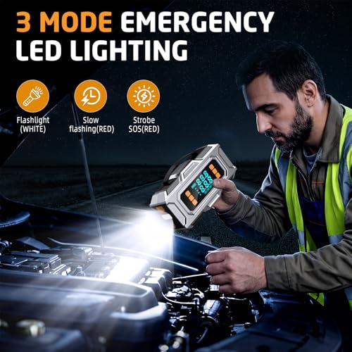 VIAXYIK 8000A Jump Starter Air Compressor