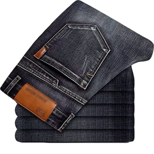 Jean d'hiver homme contre le froid pantalon slim stretch business grande taille