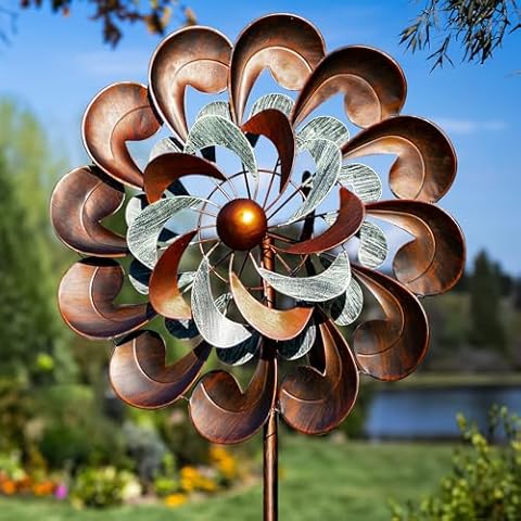 Lariander 84 Inch Large Garden Wind Spinner Cover