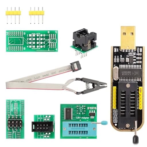 AYWHP S018 SOP8 Test Clip,USB BIOS Programador V1.8, CH341A Programmer + SOIC8 Clip + Adaptador de 1,8 V + Adaptador SOIC8 para EEPROM 25CXX / 24CXX Serie para Programador Eeprom | Ya disponible en tu tienda friki favorita! En mundofriki.es! AYWHP S018 SOP8 Test Clip,USB BIOS Programador V1.8, CH341A Programmer + SOIC8 Clip + Adaptador de 1,8 V + Adaptador SOIC8 para EEPROM 25CXX / 24CXX Serie para Programador Eeprom | Ya disponible en tu tienda friki favorita! En mundofriki.es!