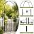 1. GO Steel Garden Arch, 7'6" High x 3'9" Wide, Garden Arbor for Various Climbing Plant, Outdoor Garden Lawn Backyard