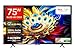 TCL 189 cm (75 inches) 4K Ultra HD Smart QLED Google TV 75C655 (Black)