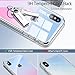 ESR Mimic Tempered Glass Case for iPhone Xs Max?9H Tempered Glass Back Cover [Mimics The Glass Back of iPhone] + Soft Silicone Bumper [Shock Absorption] for iPhone 6.5 inch(Skyfire gem)?,New