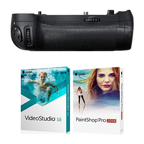 Nikon MB-D18 Battery Grip with Corel Software Promotional Holiday Bundle (2 Items)