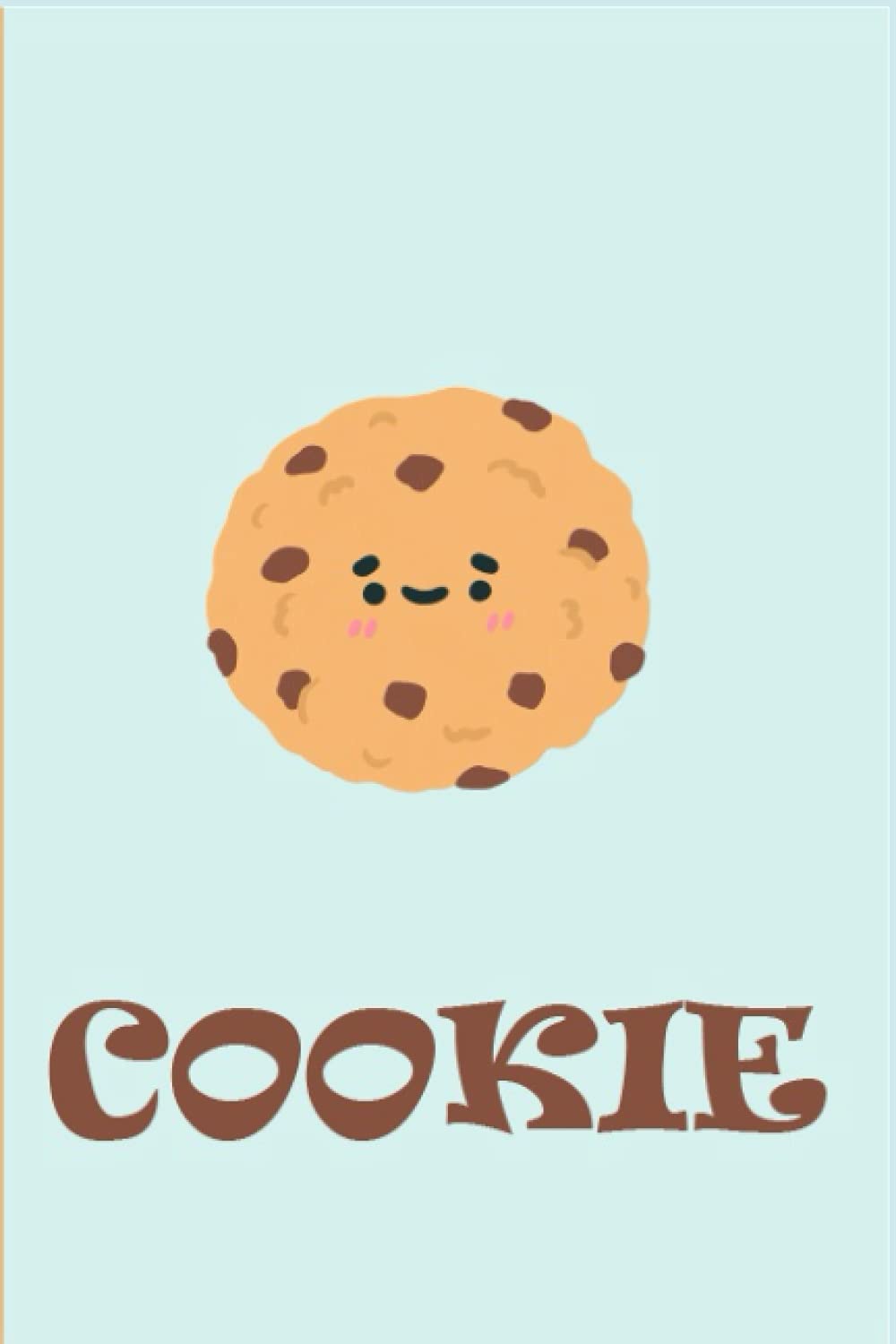 COOKIE: Cookie Journal: Portable 6x9" - 110 White Lined Pages Journal Notebook