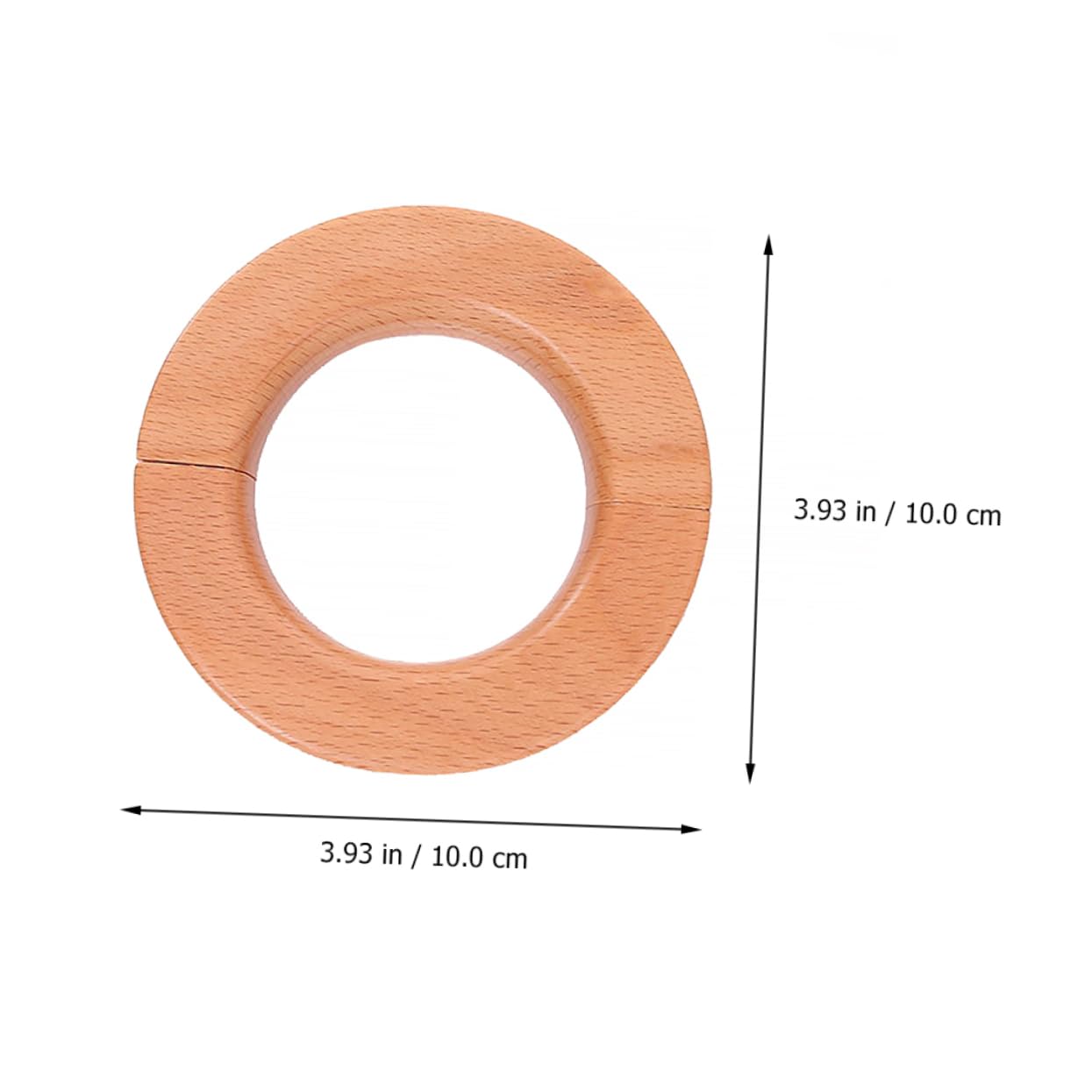 Cabilock 6 Pièces Boucle De Rideau en Bois Boucle Décorative De Rideau Embrasse De Magnétique e De pour La Maison e D'Embrasse De en Bois pour