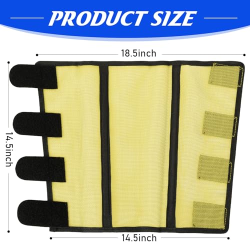 Image of Set of 12 Mesh Fly Boots for Horse Breathable Mesh Horse Boots Protective Horse Leg Loose Wraps Horse Leggings for Preventing Flies and Mosquitoes Bites