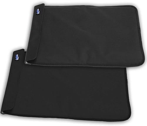 Miniatura 2 de FlexiFreeze Party Mat Chiller - Enfriador de buffet de refrigeración de alimentos para servir en frío (19 x 15 pulgadas) (negro, 2 unidades)