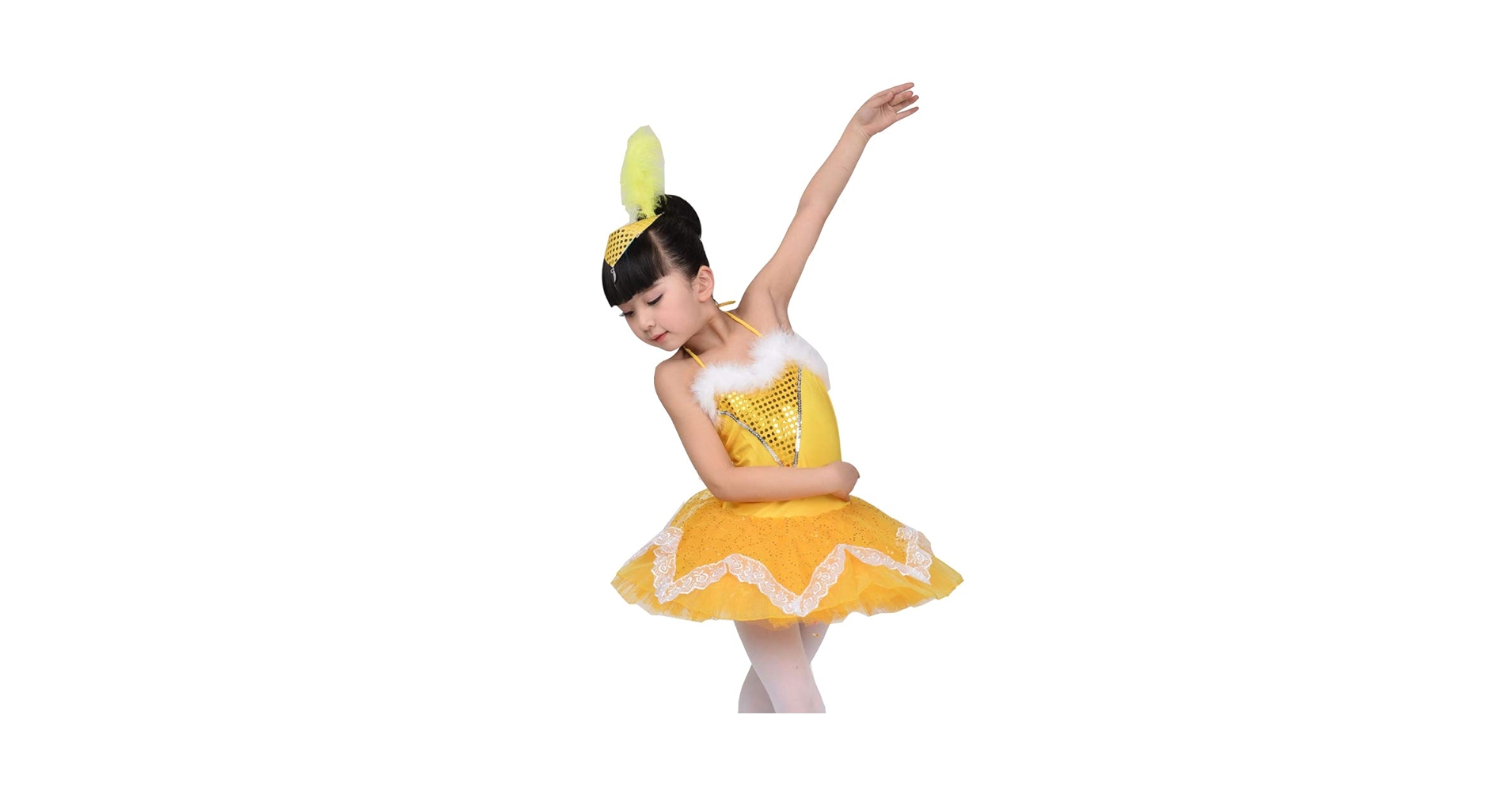 バレエ衣装　子供用(頭飾り付き) 楽天市場】キッズ ダンス 衣装 演出服 子供ドレス チアガール