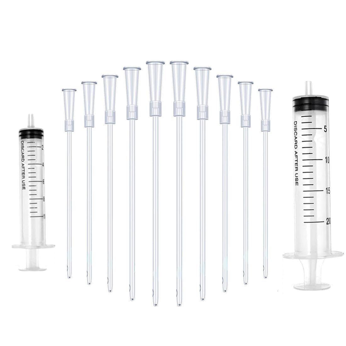 12 Pz Alimentatore Pappagalli, Inclusa 2 Siringa da 10 ml e 20ml, con tubo flessibile da 10 pezzi, Pratico Strumento per Nutrire Pappagalli, Veloce Alimentazione Tubo per Bambino Pet Uccelli