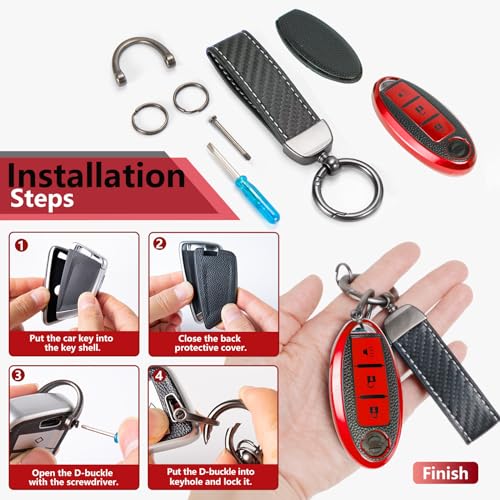 Coque de clé KFCA2 pour réparer un boîtier cassé - Solution économique boutons bloqués auto