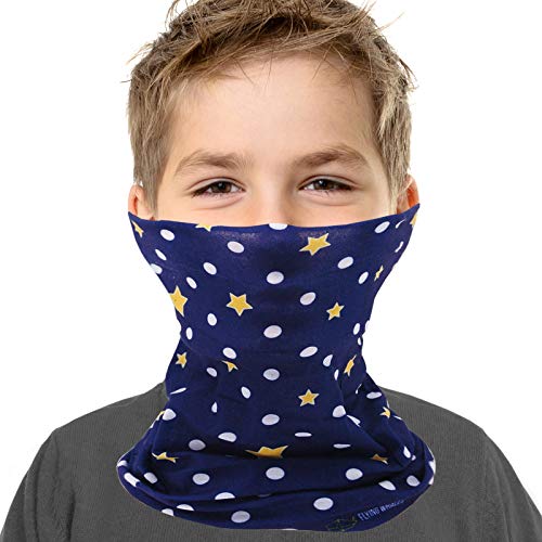 Kids Youth Neck Gaiter Fishing Sun Mask - Junior UV Protection Face Tube