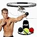 PYJR Reflex Ball, Pelota Boxeo, Mejorar Las Reacciones y la Velocidad, Ideal para Entrenamiento y Fitness, Correas de Silicona Ajustables, 3 Bolas.