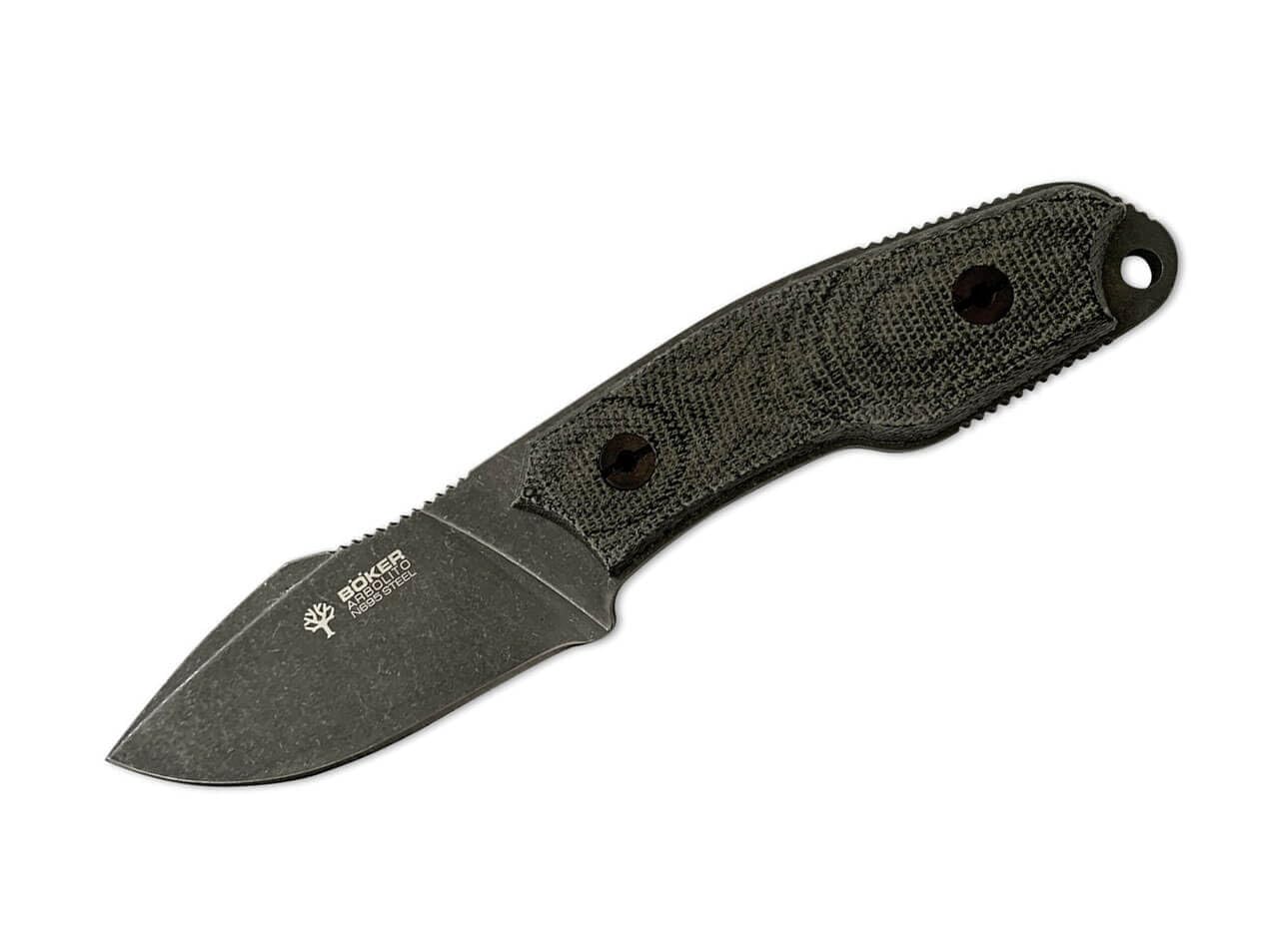 Boker Arbolito 02BA371M El Heroe Micarta Fixed Blade Knife with 3 in. Bohler N695 Steel Blade