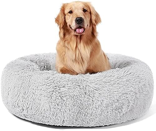 ANWA Dog Beds Calming Donut Cuddler, Puppy Dog Beds Large Dogs, Indoor Dog Calming Beds Large,30''