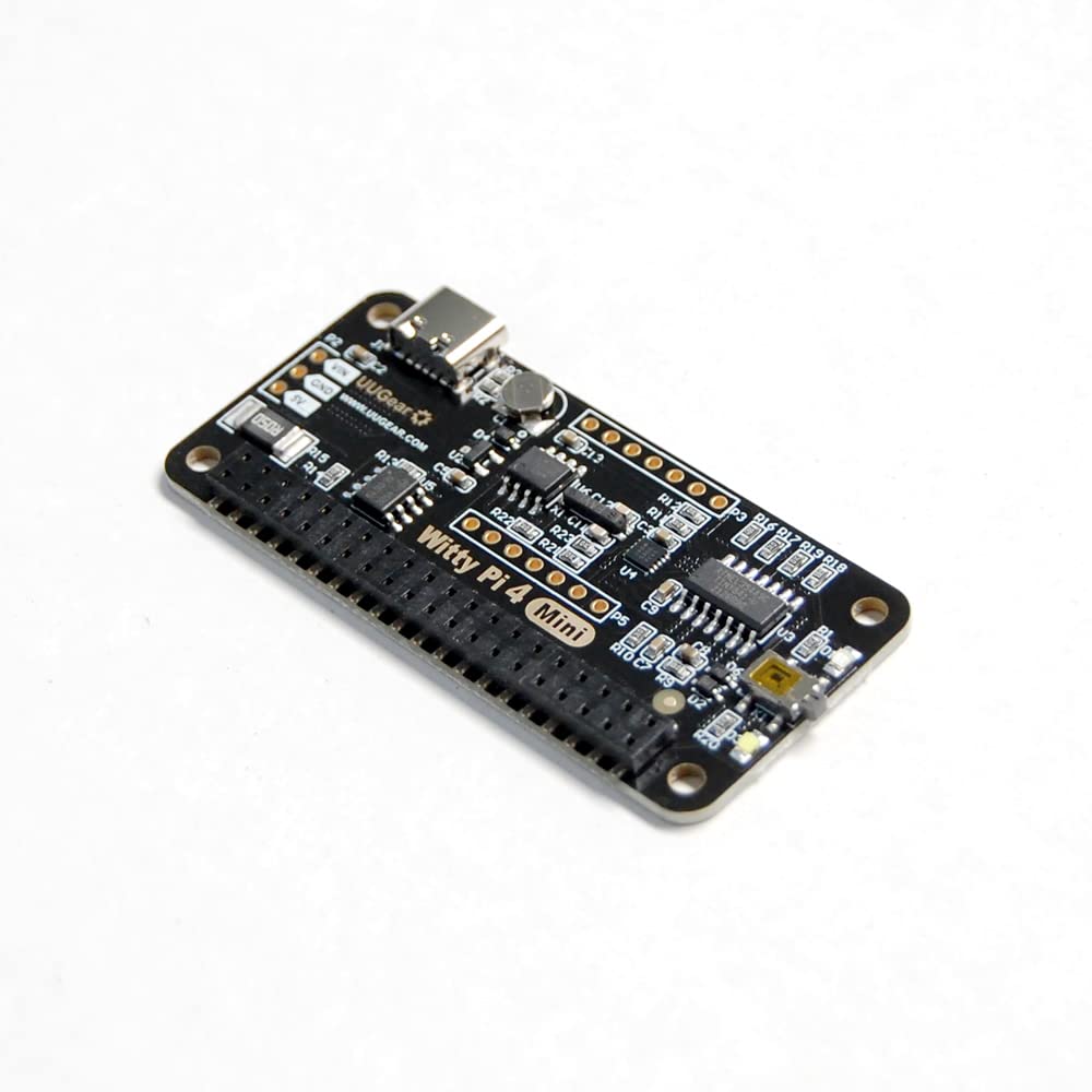 Witty Pi 4 Mini : horloge en temps réel et gestion de l'alimentation pour Raspberry Pi