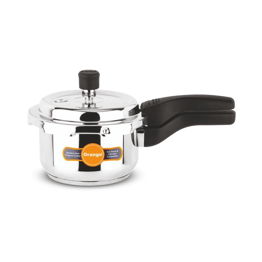 Orange Inox Series Stainless Steel Outer Lid Pressure Cooker | With Strong Sturdy Handle 2.0L | Induction & Gas Based | 5 Year Warranty | Steel Color (B0CNTM7W79) Amazon Price History, Amazon Price Tracker