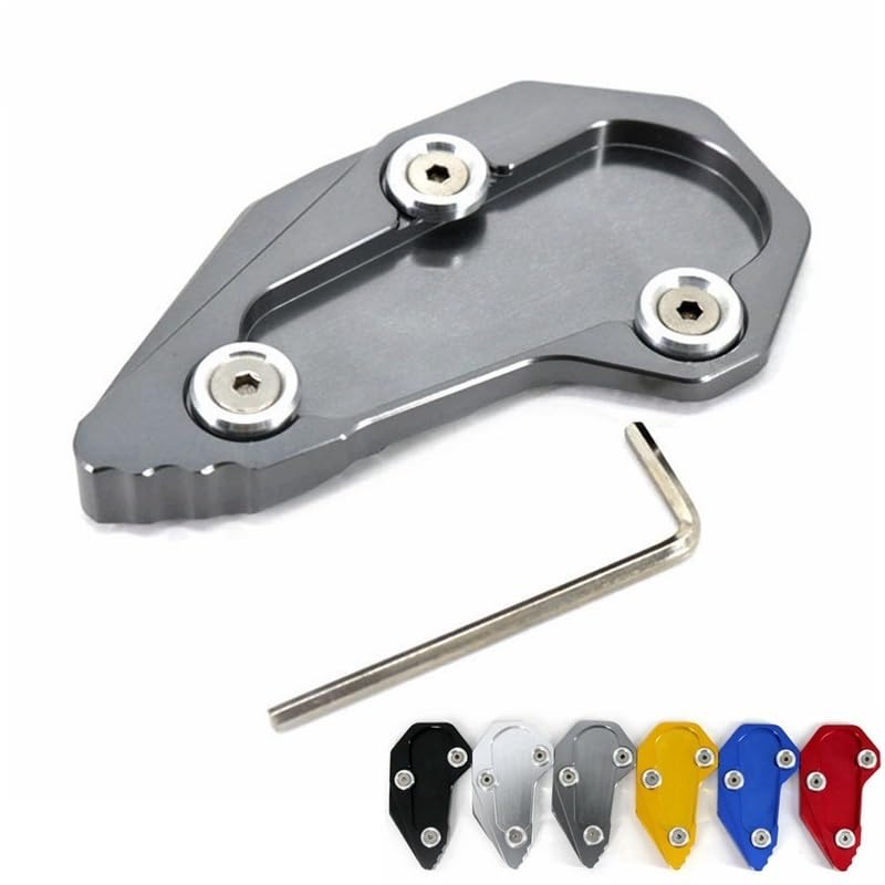 SW-Motech Estensione per cavalletto laterale del piede nero/argento