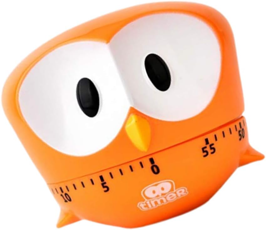 UPKOCH Electric Timers Cartoon Animal Mechanical Minutes
