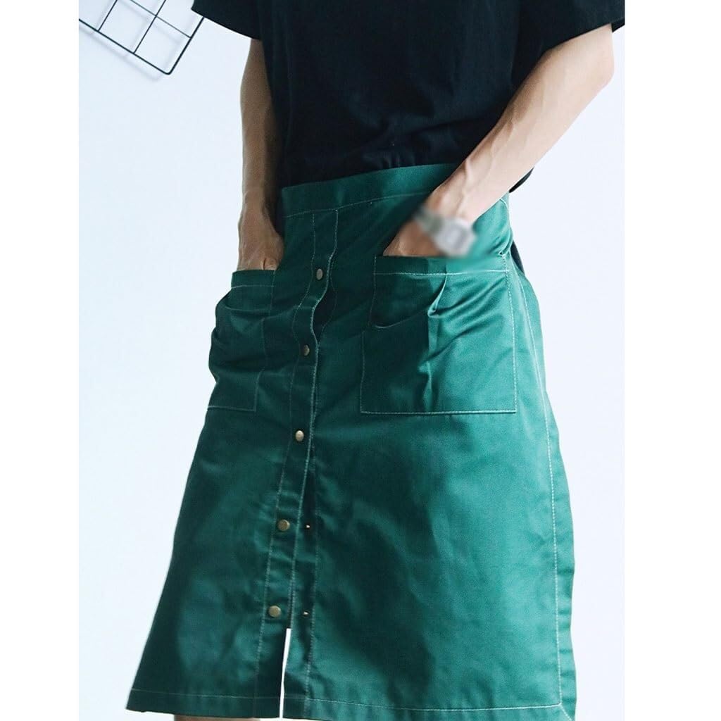 Delantal de chef para hombre y mujer, estilo coreano, moderno, cocina, hotel, restaurante, camarero, ropa de trabajo