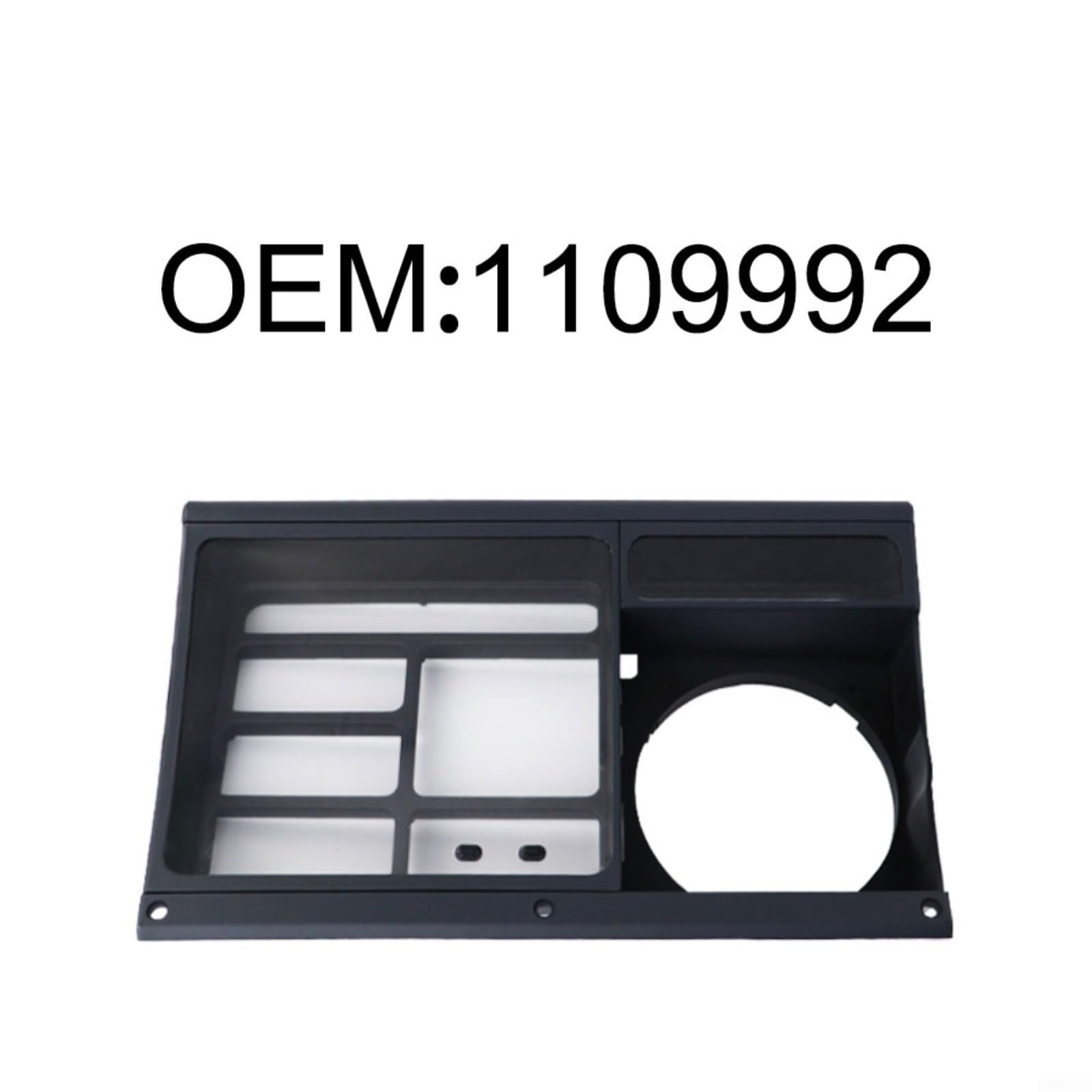 Conjunto de carcasa de instrumento para Scania 113/124, OEM 1109992 caja de tablero de instrumentos, pieza de repuesto de plástico ABS negro, ajuste directo resistente al desgaste