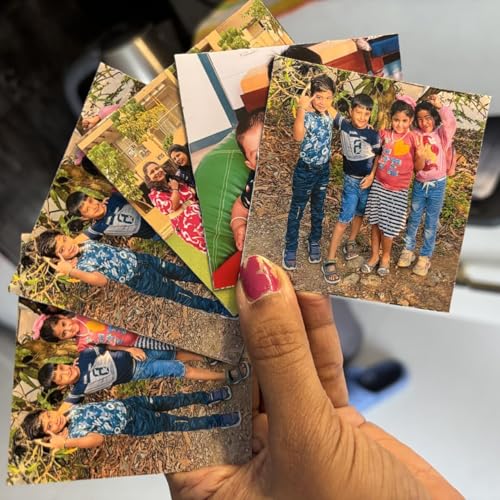Image of Whattacraft! 6 Customized Photo Fridge Magnets, 3X3 Inches, Flexible Refrigerator Magnet,Strong & Stylish Decoration | Waterproof | Farewell Birthday Party Return Gift | School Friends Reunion, 1 Set