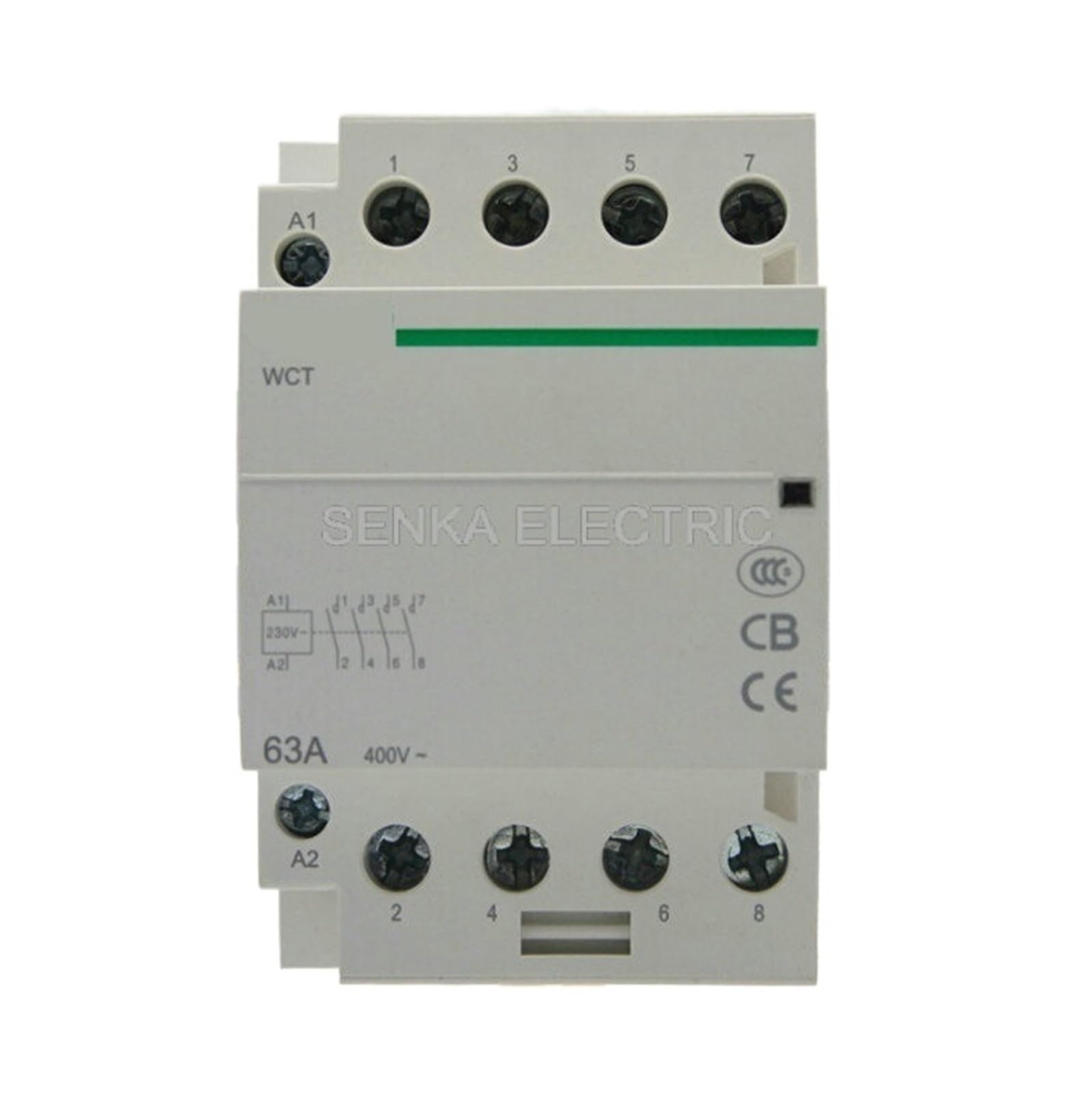 Contacteur CA modulaire 4P 32A 4NO 230V 400V pour circuit de pompe à chaleur