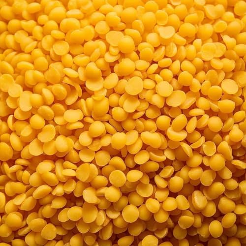 Cire d'abeille jaune biologique 1,3 kg pour cosmétique, fabrication de bougies et savon bio