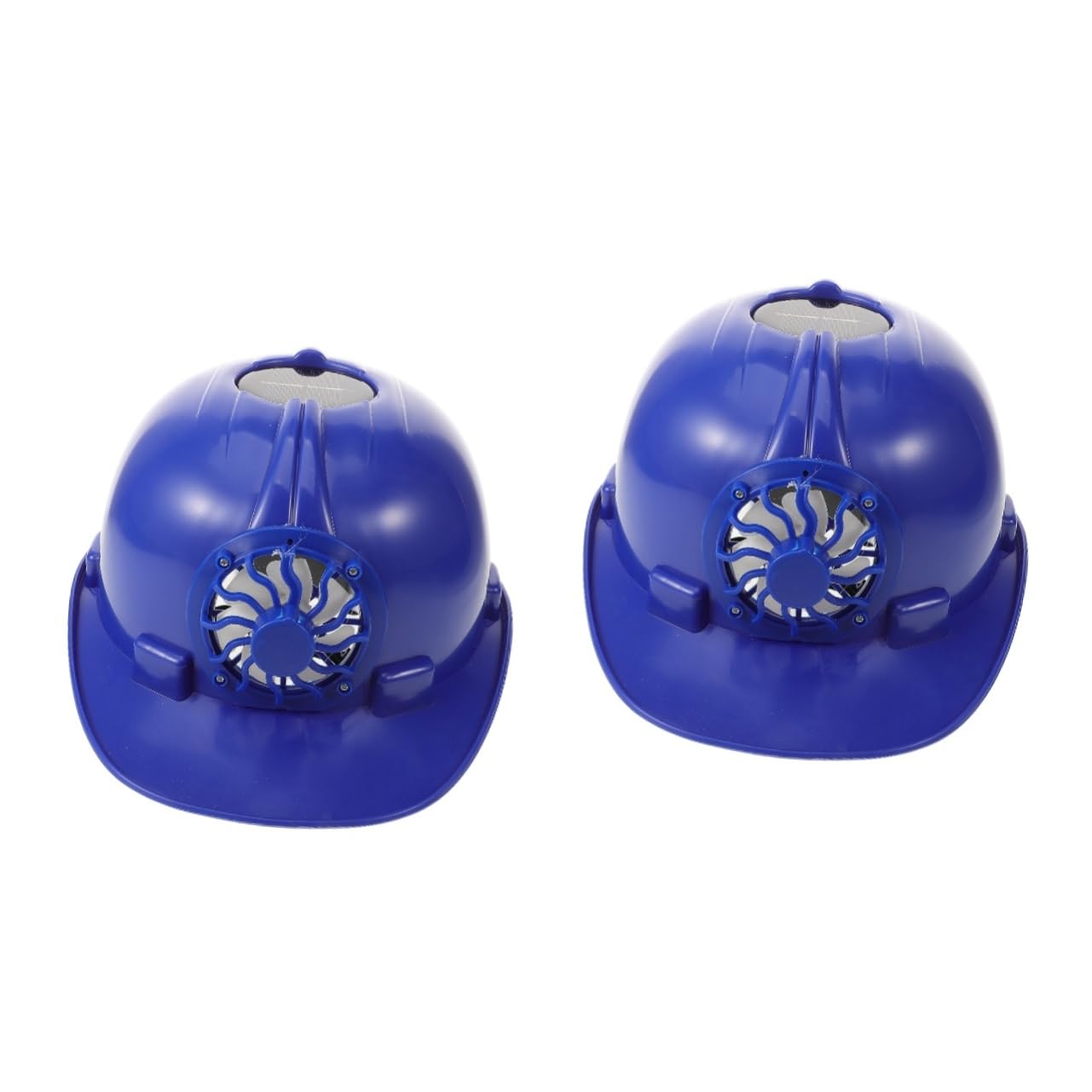 OSALADI Casco Cappello Da Costruzione Da Uomo Elmetto Da Ventaglio Elmetto Industriale Tappo Di Raffreddamento Cappello Di Sicurezza Edilizia Fan Del Cappello Duro Rosso Plastica