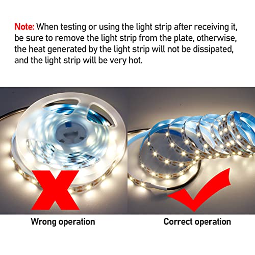 GOMING 5V USB LED Strip Light Natural White 4000K USB Powered 4M (2pcs x 6.6ft) 240LEDs Flexible SMD2835 No-Waterproof IP20 LED Tape Lights - Image 4