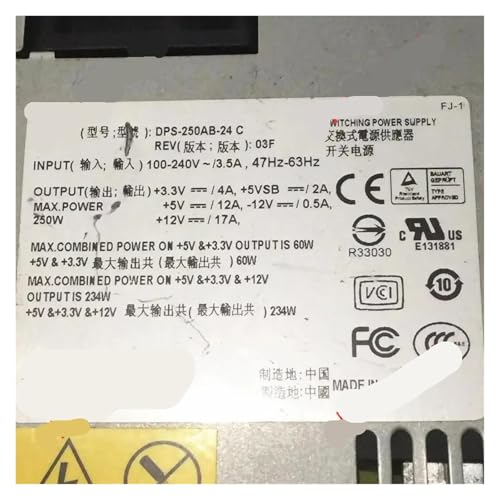 Alimentation Serveur DPS-250AB-24 C 250W 1U - 3