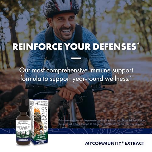 image for Host Defense MyCommunity Extract - 17 Species Blend Mushroom Supplemen