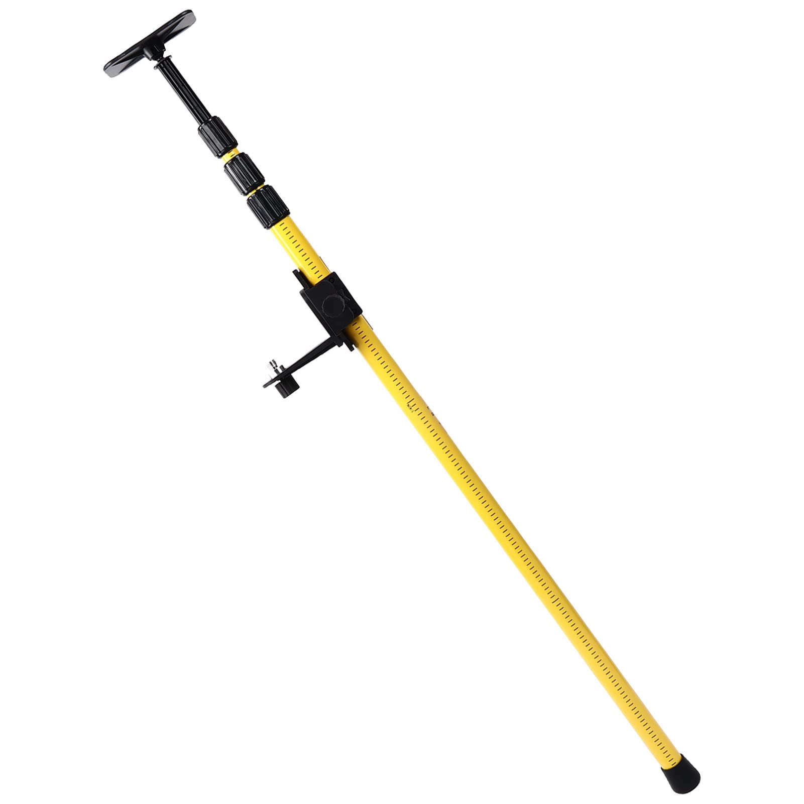Asta di Montaggio Telescopica Orizzontale Palo Telescopico 2,8 Metri Palo Di Supporto Per Livella Telescopico Per Livello Di Rotativi e Lineari Regolabilità 112 CM-280 CM