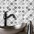 GRIPRO Peel and Stick Backsplash – Wall Tile for Kitchen Backsplash 10"x10" 3D Adhesive Backsplash Tile for Kitchen, Bathroom 3D Wall Panels (4 Sheets Grey)