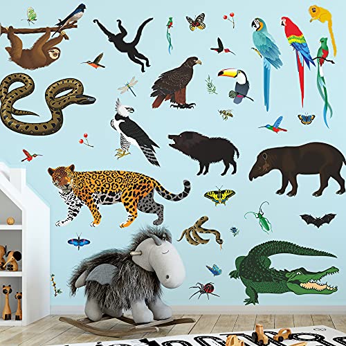 Vinilos Decorativos Animales Selva para Pared miniatura 3