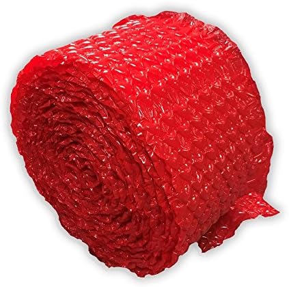 Mrboxonline Red Bubble Cushioning Red Hearts Design for Wrapping and Packing of Items During Shipment by Sealed Air