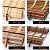 Bamboo Roller, Retro shutters, Natural Reed Curtains, Filter Bamboo Curtain with Huts, Suitable for Windows, Kitchen, Door, Porch. (Color : Multi, Size : 140x140cm/56x56in)