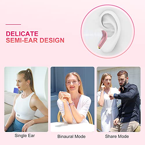 TICWRIS Bluetooth Kopfhörer in Ear, Kopfhörer Kabellos mit Voll Bereichslaut Sprecher, IPX4 Wasserdicht, Bluetooth 5.1… - Image 7