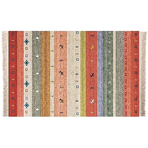 Tapis lavable antidérapant et toucher doux grand format 160x240 cm