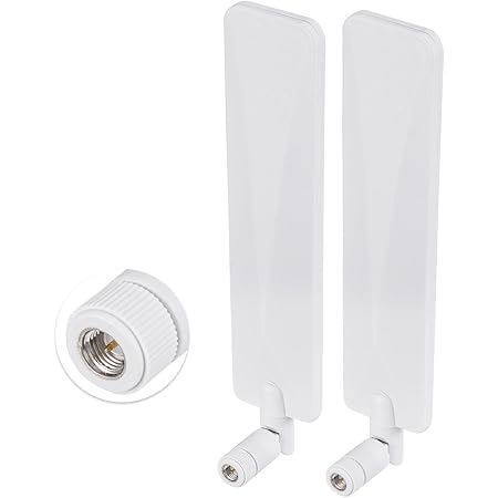 Bingfu 4G LTE 5dBi SMA Male Antenna Outdoor Fixed Bracket Wall Mount Waterproof Antenna for 4G LTE Router Cellular Gateway Home Phone Modem Game Trail Camera