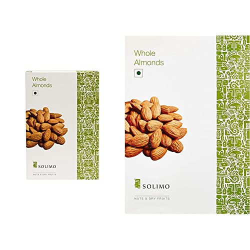 Image of Amazon Brand Vedaka California Almonds | Premium Non-Pareil Grade | Natural Badam without Preservatives | 500g & 1kg Packs | Daily Healthy Snack