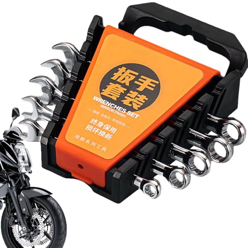 Kit de Spinner de trinquete - Juego de llaves de precisión, medición múltiple | Surtido de herramientas métricas para actividades automotrices trabajos de construcción Regulaciones de bicicletas