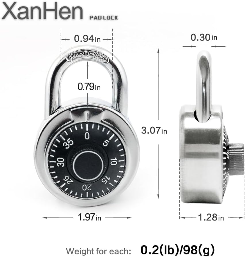 Image of Combination Padlocks with Metal Body, Indoor