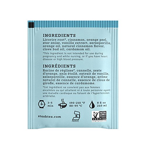 Image of Stash Tea Licorice Spice Herbal Tea, 6 Boxes With 20 Tea Bags Each (120 Tea Bags Total)