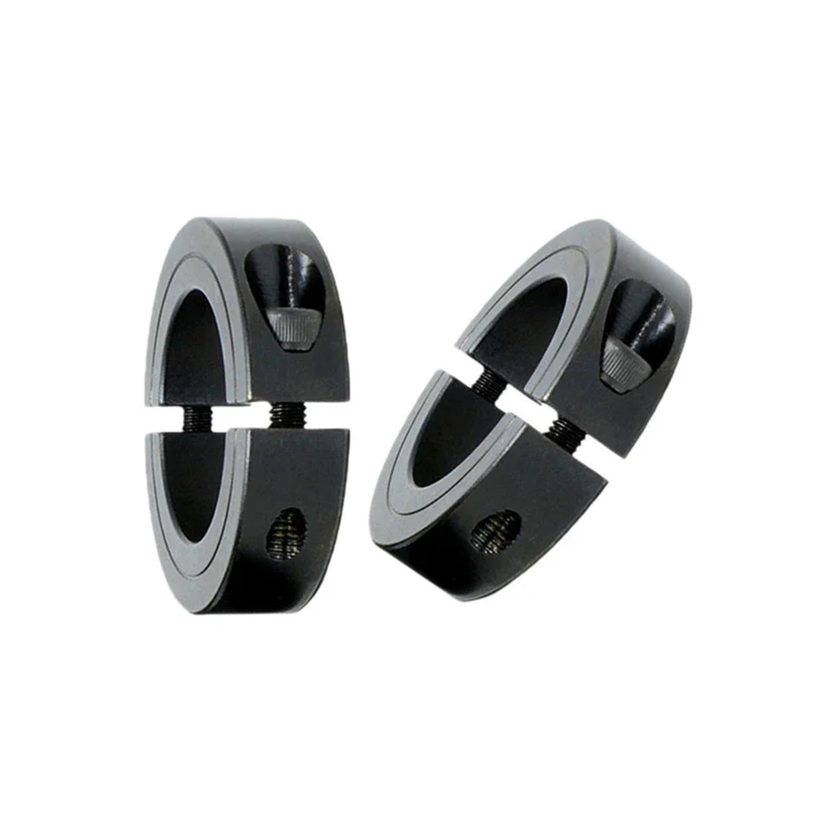 Collarín de sujeción de doble ranura, Máquinas herramientas Split eje collar juego tornillo estilo acero anodizado diámetro interior 3-100 mm(80 108 19mm)